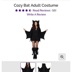 Women Bat Halloween costume.